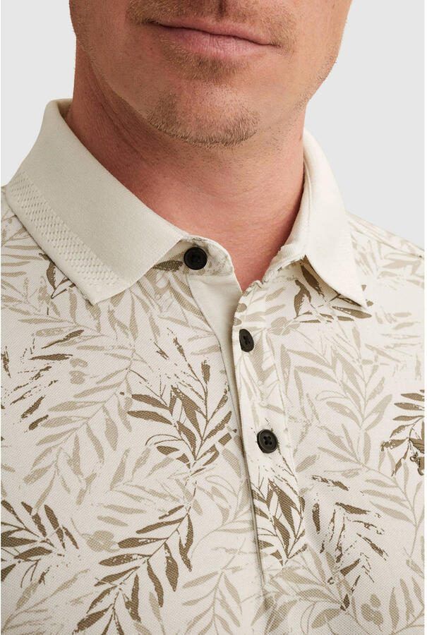 Vanguard Polo Shirt Korte Mouw Poloshirt Print Ecru - Foto 2