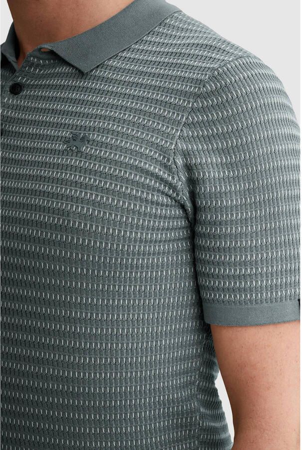 Vanguard T-shirt Knitted Poloshirt Arona Blauw - Foto 3