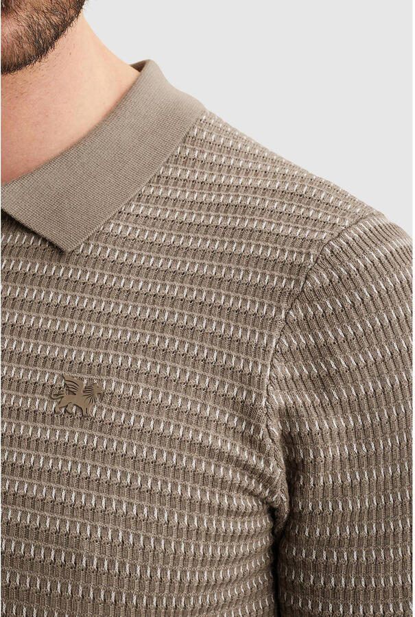 Vanguard regular polo gebreid bruin - Foto 2