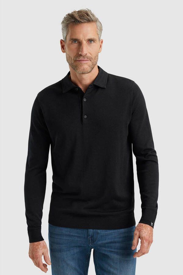 Vanguard regular polo gebreid zwart - Foto 2