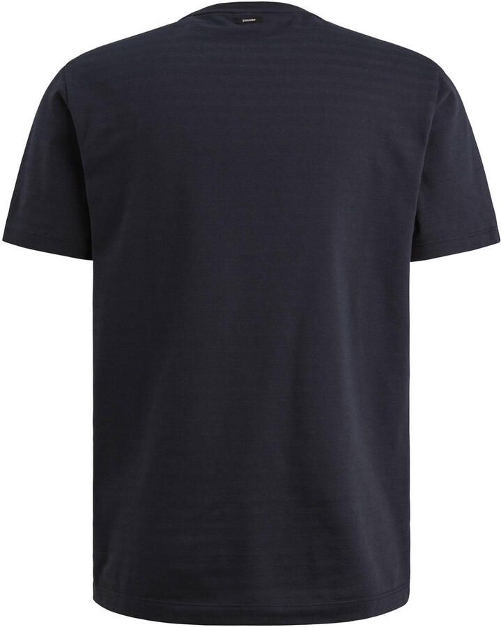 Vanguard regular T-shirt fijn gebreid donkerblauw - Foto 2