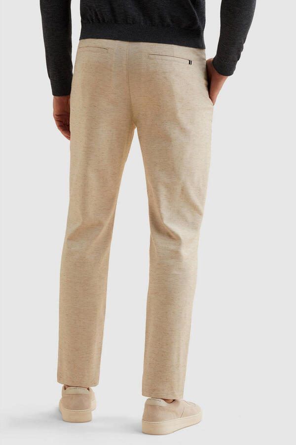 Vanguard relaxed chino met linnen beige - Foto 3
