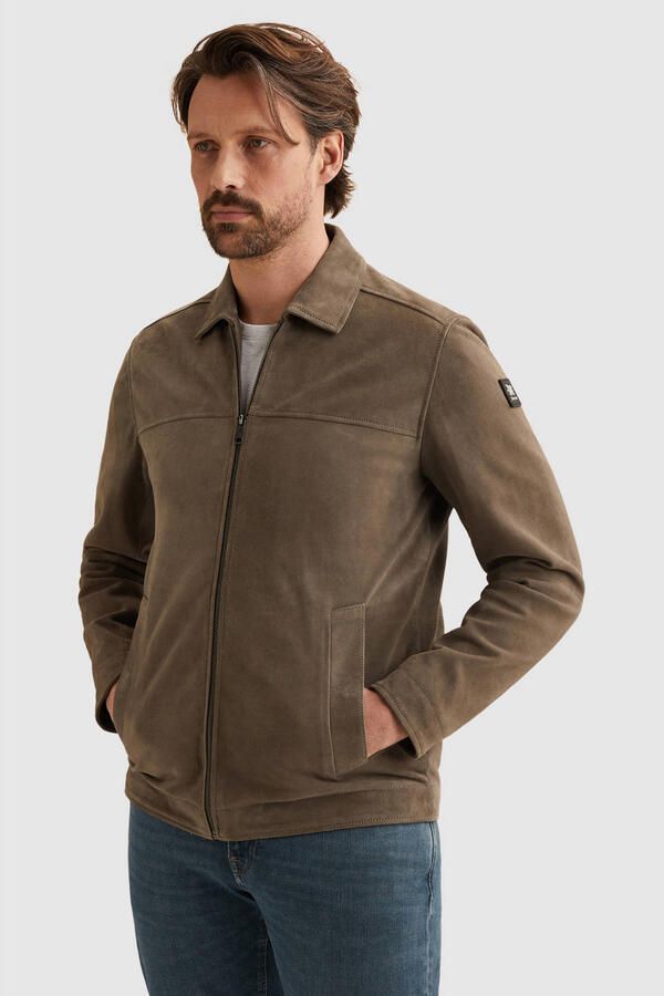 Vanguard suède leren jas bruin - Foto 3