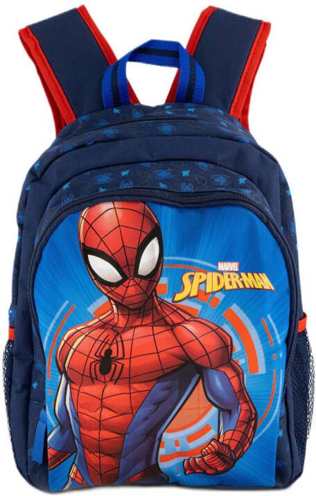 VanHaren Spiderman rugzak donkerblauw rood