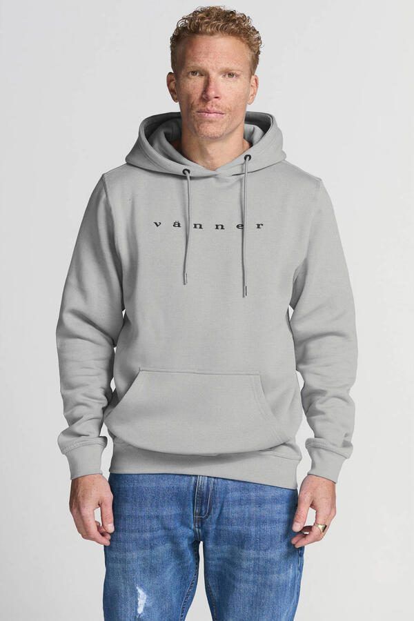 Vänner hoodie lichtgrijs