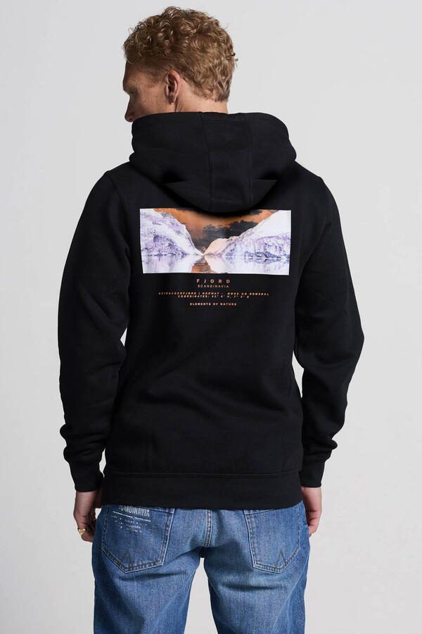 Vänner hoodie met backprint zwart - Foto 2
