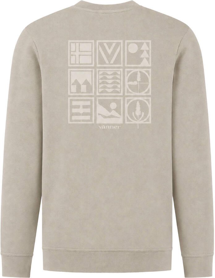 Vänner regular fit sweater met backprint rainy day - Foto 2