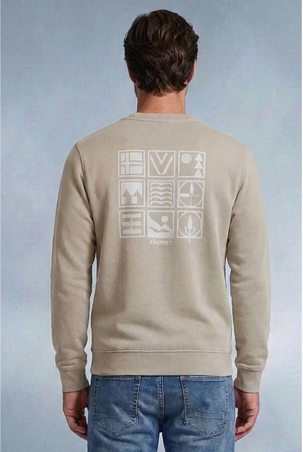 Vänner regular fit sweater met backprint rainy day - Foto 3