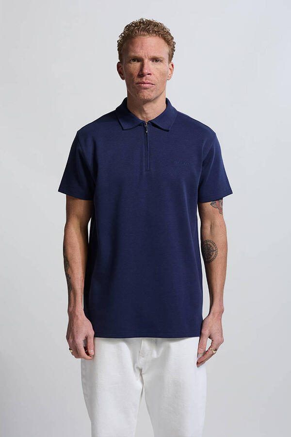 Vänner regular polo donkerblauw