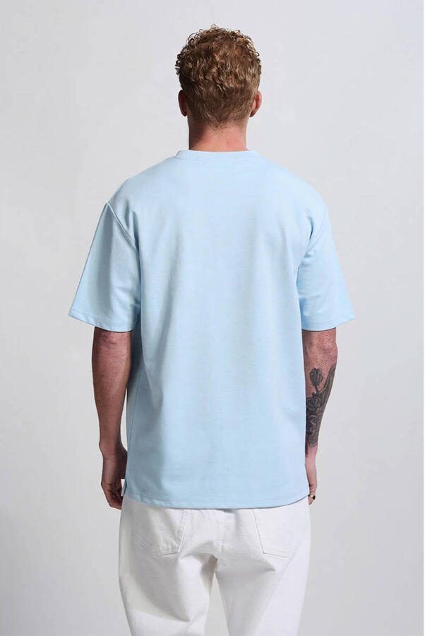 Vänner relaxed T-shirt lichtblauw - Foto 2