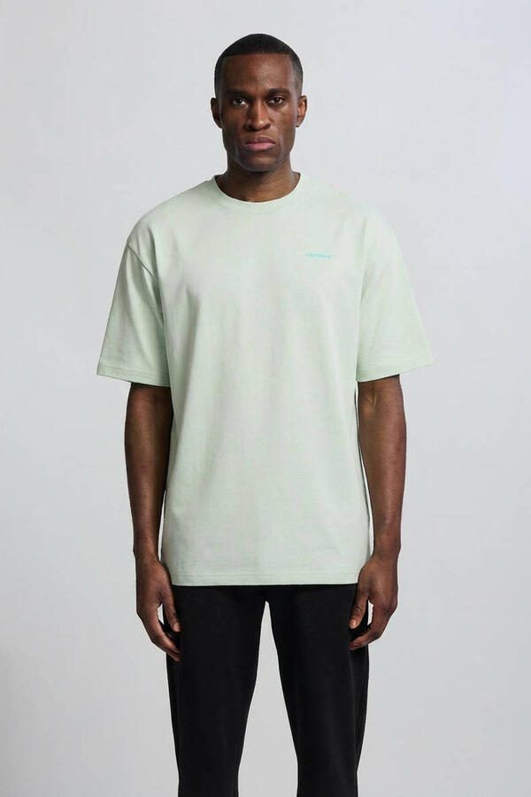 Vänner relaxed T-shirt lichtgroen