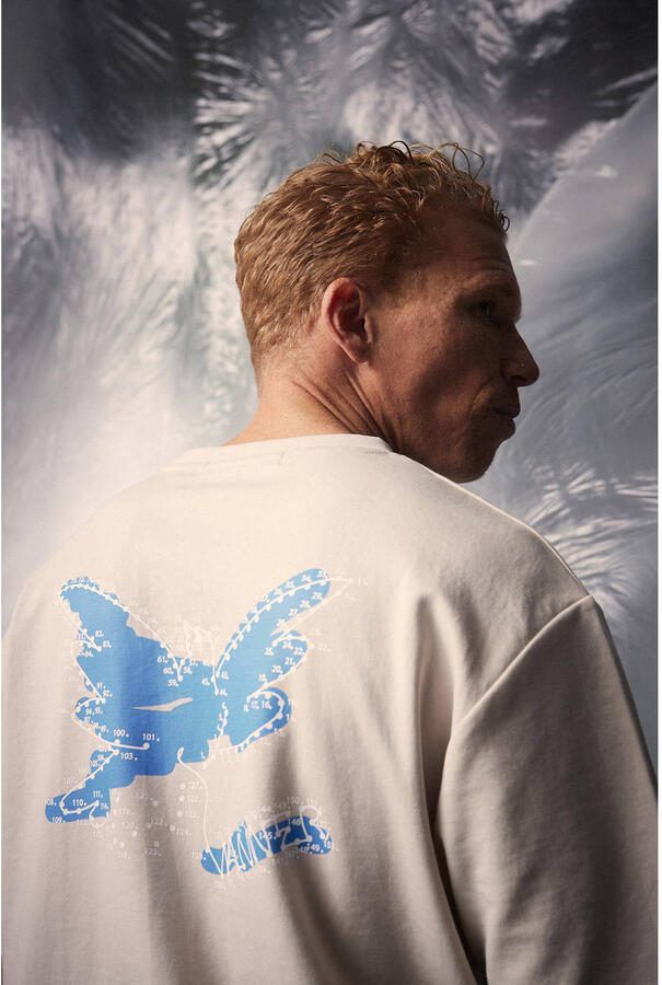 Vänner relaxed T-shirt met backprint beige - Foto 3