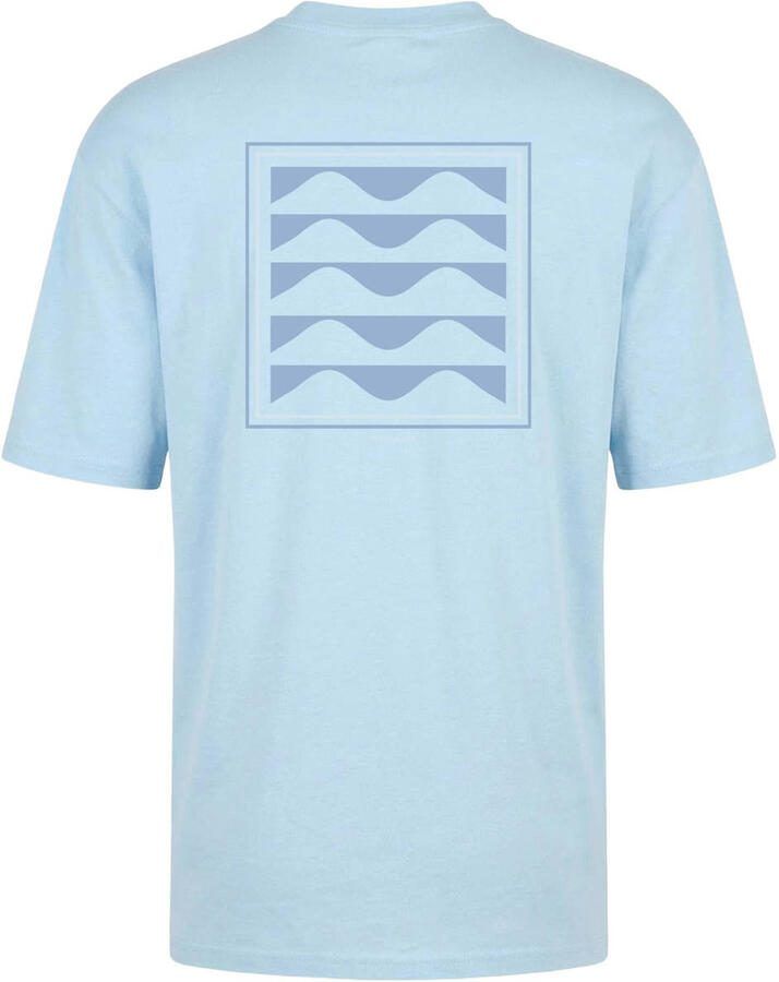Vänner relaxed T-shirt met backprint lichtblauw - Foto 2