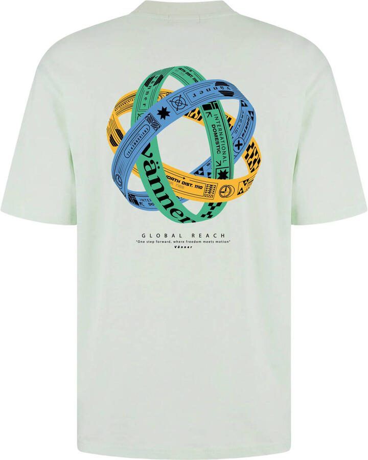 Vänner relaxed T-shirt met backprint lichtgroen - Foto 2
