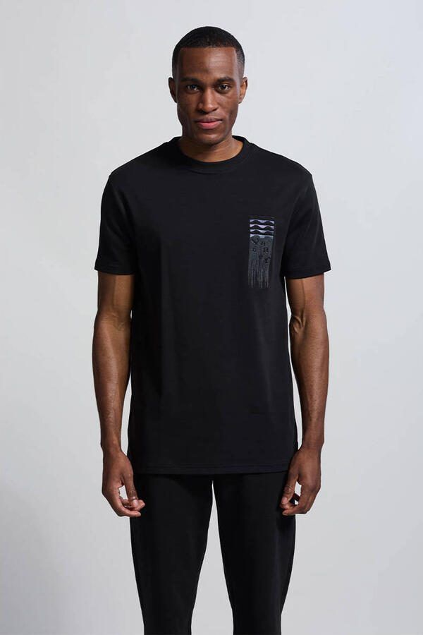 Vänner relaxed T-shirt zwart