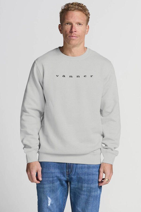 Vänner sweater lichtgrijs