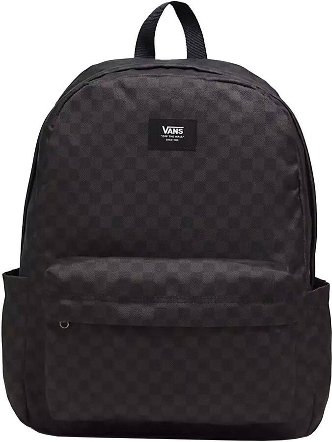 Vans Stijlvolle Check Rugzak voor Mannen Black Heren