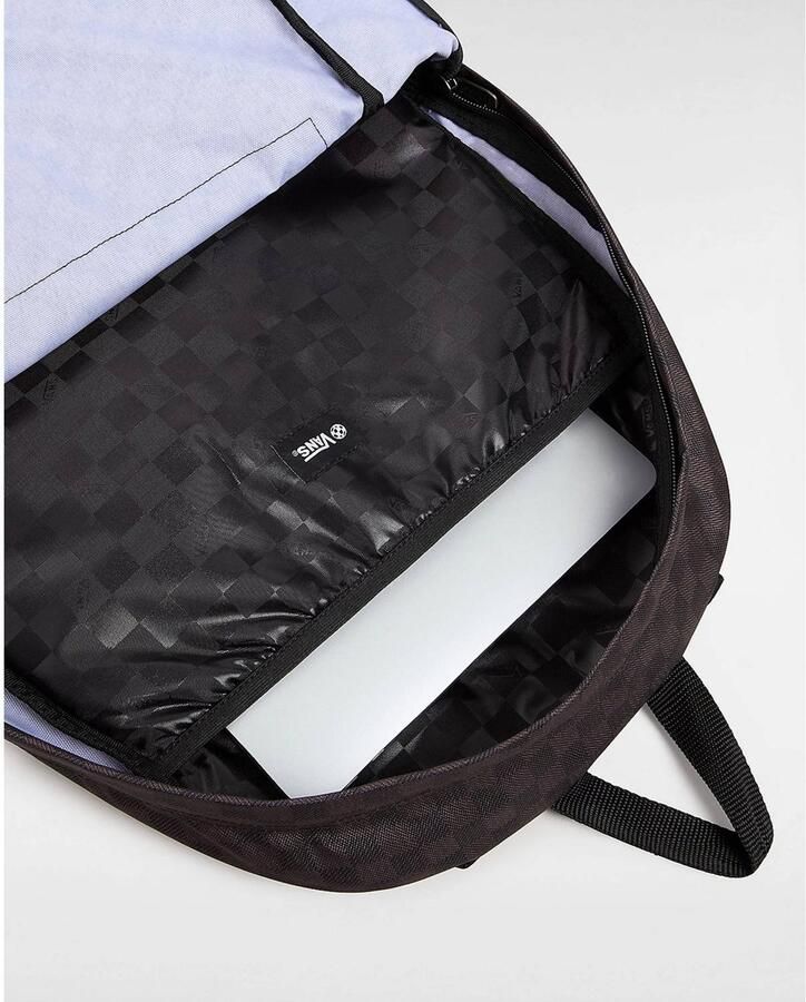 Vans Stijlvolle Check Rugzak voor Mannen Black Heren - Foto 2