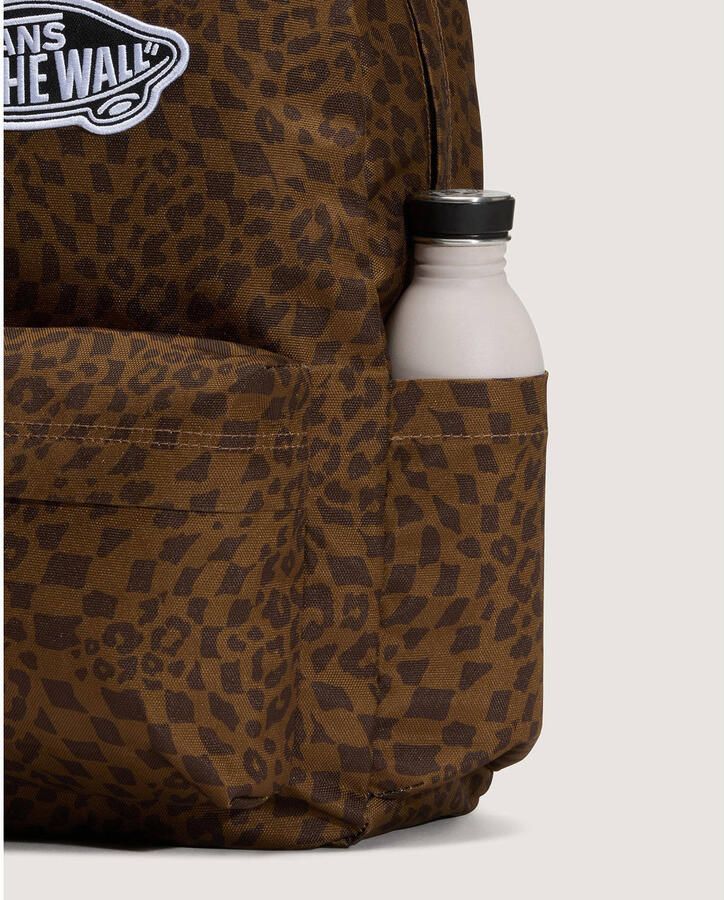 VANS rugzak Old Skool met panterprint bruin - Foto 2