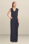 Vera Mont Elegante Gerimpelde Avondjurk Gray Dames - Thumbnail 1