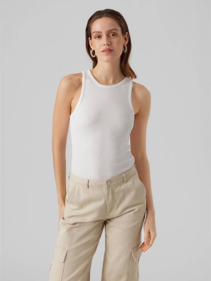 Vero Moda Tanktop VMROMA S L RIB TOP JRS NOOS