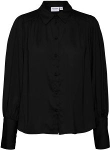 VERO MODA AWARE by geweven blouse VMCASEY van gerecycled polyester zwart