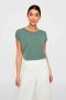 Vero Moda Shirt met ronde hals VMAVA PLAIN - Thumbnail 1
