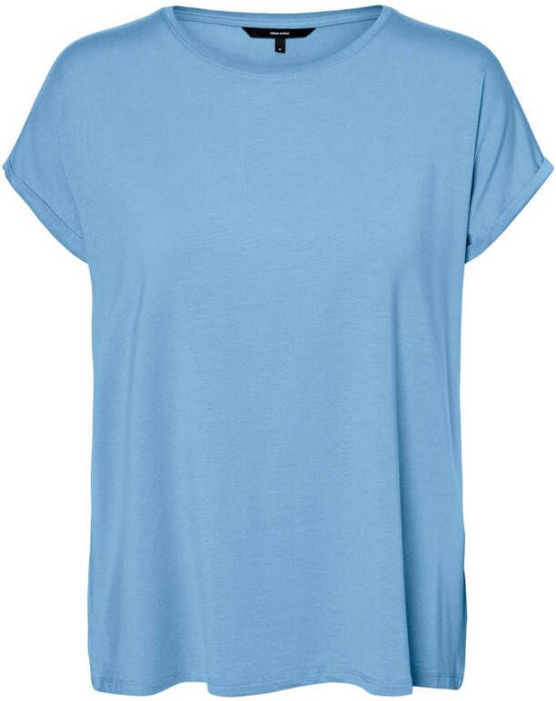 Vero Moda Shirt met ronde hals VMAVA PLAIN SS TOP