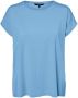 Vero Moda Shirt met ronde hals VMAVA PLAIN SS TOP - Thumbnail 1