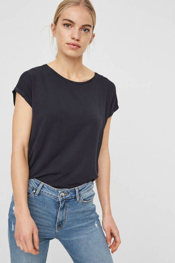 VERO MODA AWARE by T-shirt VMAVA donkerblauw