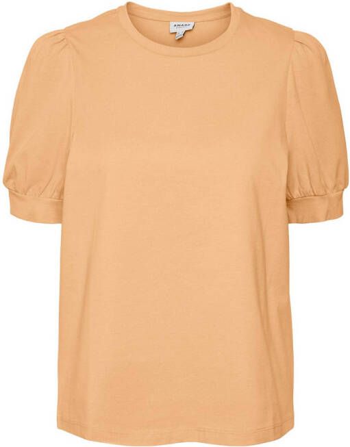 VERO MODA AWARE by top VMKERRY van biologisch katoen oranje