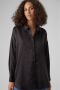 VERO MODA blouse VMMERLE van gerecycled polyester zwart - Thumbnail 1