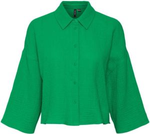 Vero Moda Stijlvolle Crop Shirt voor Dames Groen Dames