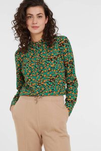 VERO MODA blouse VMSAGA met all over print groen