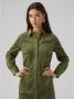 VERO MODA blousejurk VMTRIM met textuur groen - Thumbnail 1