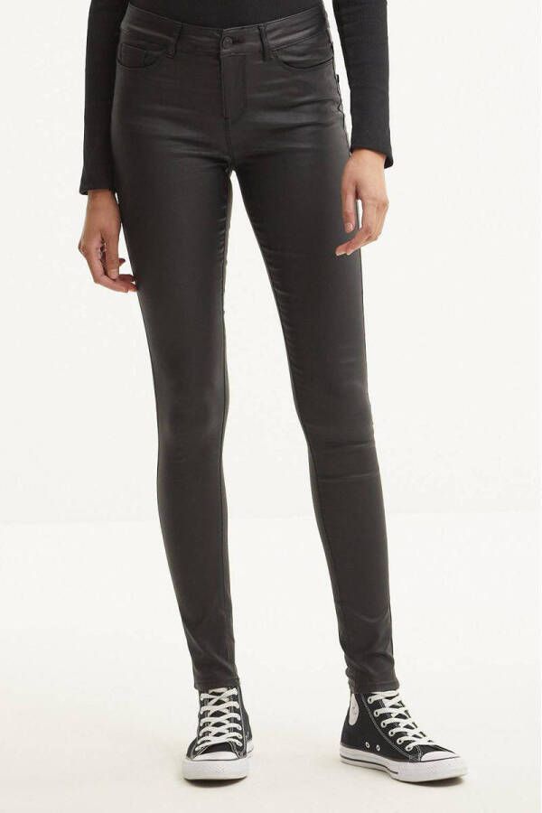 Vero Moda Zwarte broek met gladde coating Black Dames - Foto 3