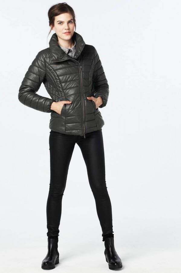 Vero Moda Zwarte broek met gladde coating Black Dames - Foto 4
