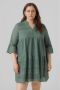 VERO MODA CURVE A-lijn jurk VMHONEY groen - Thumbnail 1