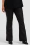 VERO MODA CURVE coated high waist flared jeans VMSIGA zwart - Thumbnail 1