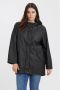 Vero Moda Curve Outdoorjack VMCMALOU COATED JACKET CUR NOOS - Thumbnail 1