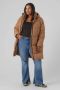 Vero Moda Tigers Eye Coat | Freewear Bruin Brown Dames - Thumbnail 1