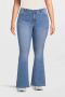 VERO MODA CURVE high waist flared jeans VMSIGA blauw - Thumbnail 1