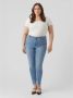 Vero Moda Curve Slim fit jeans VMPHIA HR SK JEANS LT BL CUR - Thumbnail 1