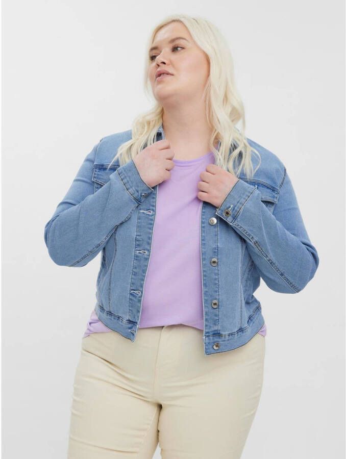 Vero Moda Curve Jeansjack VMRUNA LS SLIM DNM JCK MIX GA CUR NOOS