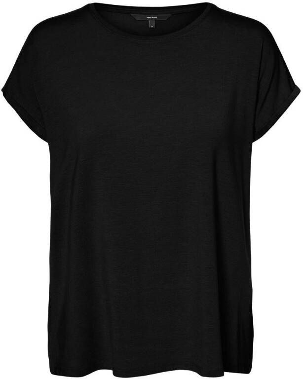 Vero Moda Curve Shirt met ronde hals VMAYA PLAIN SS TOP GA NOOS CURVE