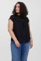 Vero Moda Curve Shirt VMDEBBIE PLEAT S L TOP WVN GA CURVE NOOS - Thumbnail 1