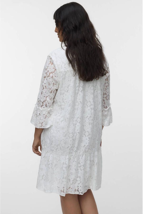 VERO MODA CURVE A-lijn jurk broderie - Foto 2