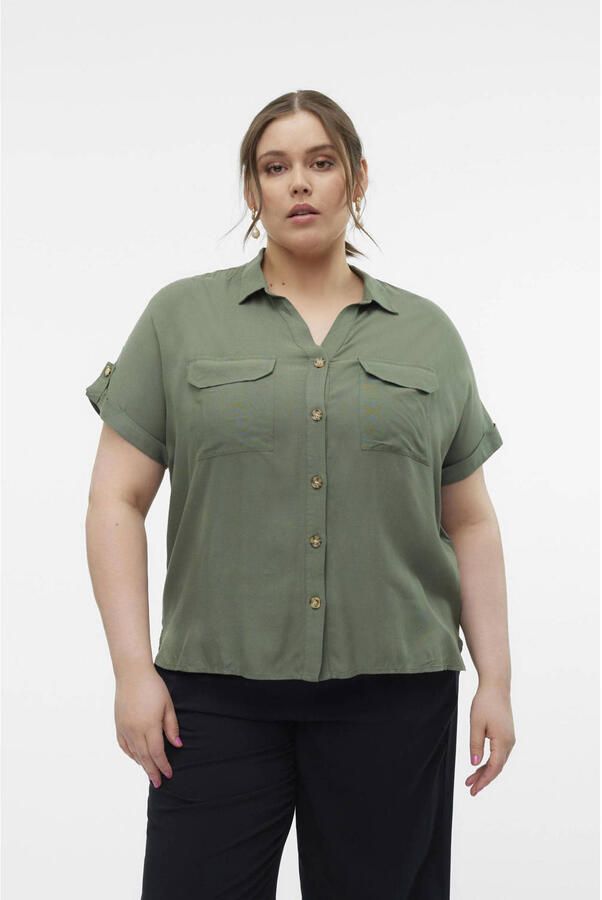 Vero Moda Curve Blouse met korte mouwen - Foto 2