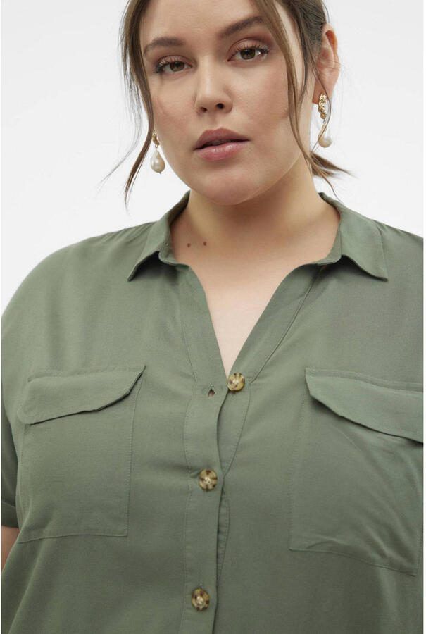 Vero Moda Curve Blouse met korte mouwen - Foto 2