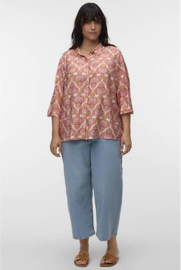 VERO MODA CURVE blouse oranje - Foto 2